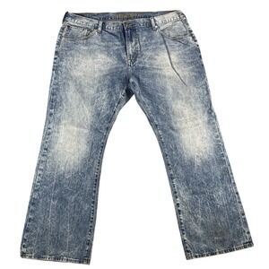 American Eagle Men's Stone Wash Denim Original Bootcut Jeans 42x30 100% Cotton